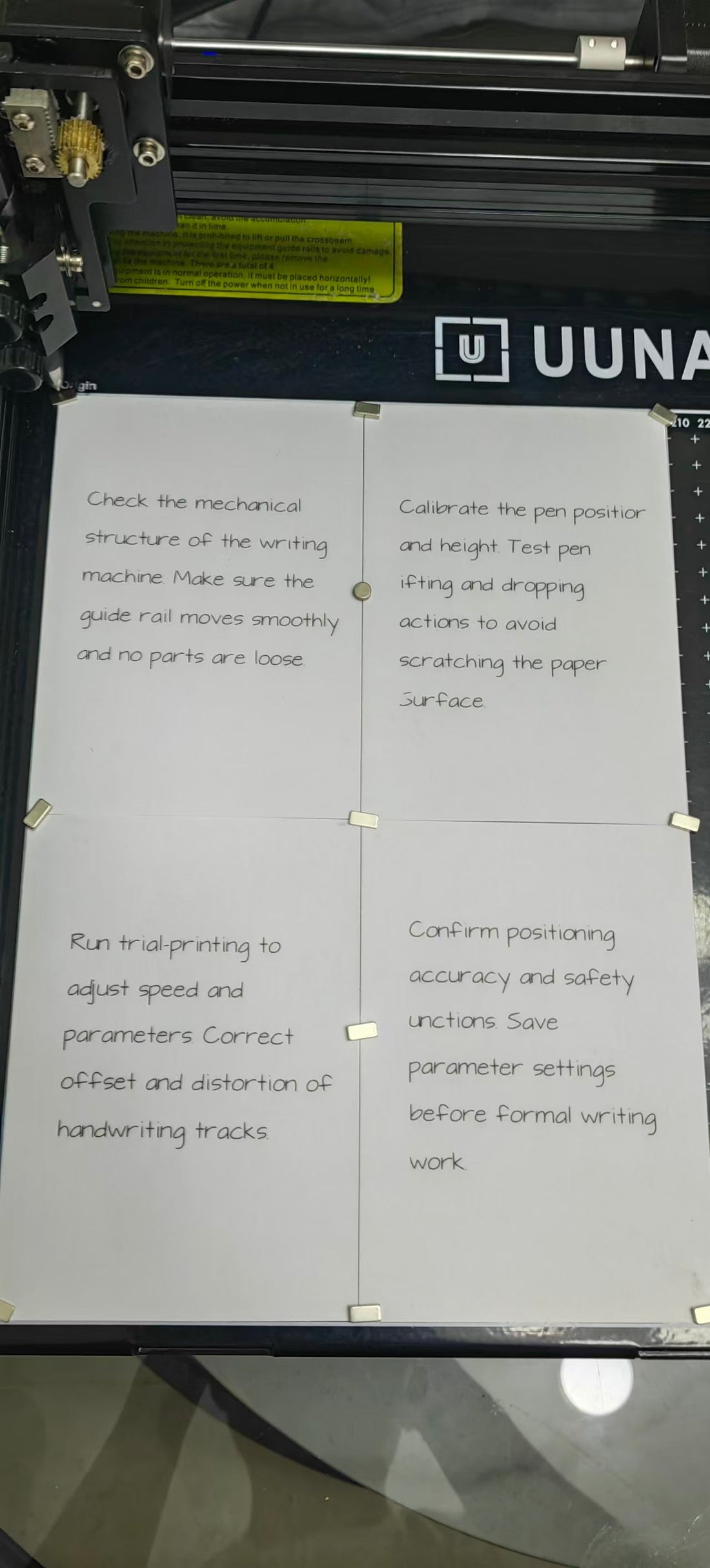 How to Write Four A6 Text Designs on a Single A4 Page with the UUNA TEK 3.0 Pen Plotter