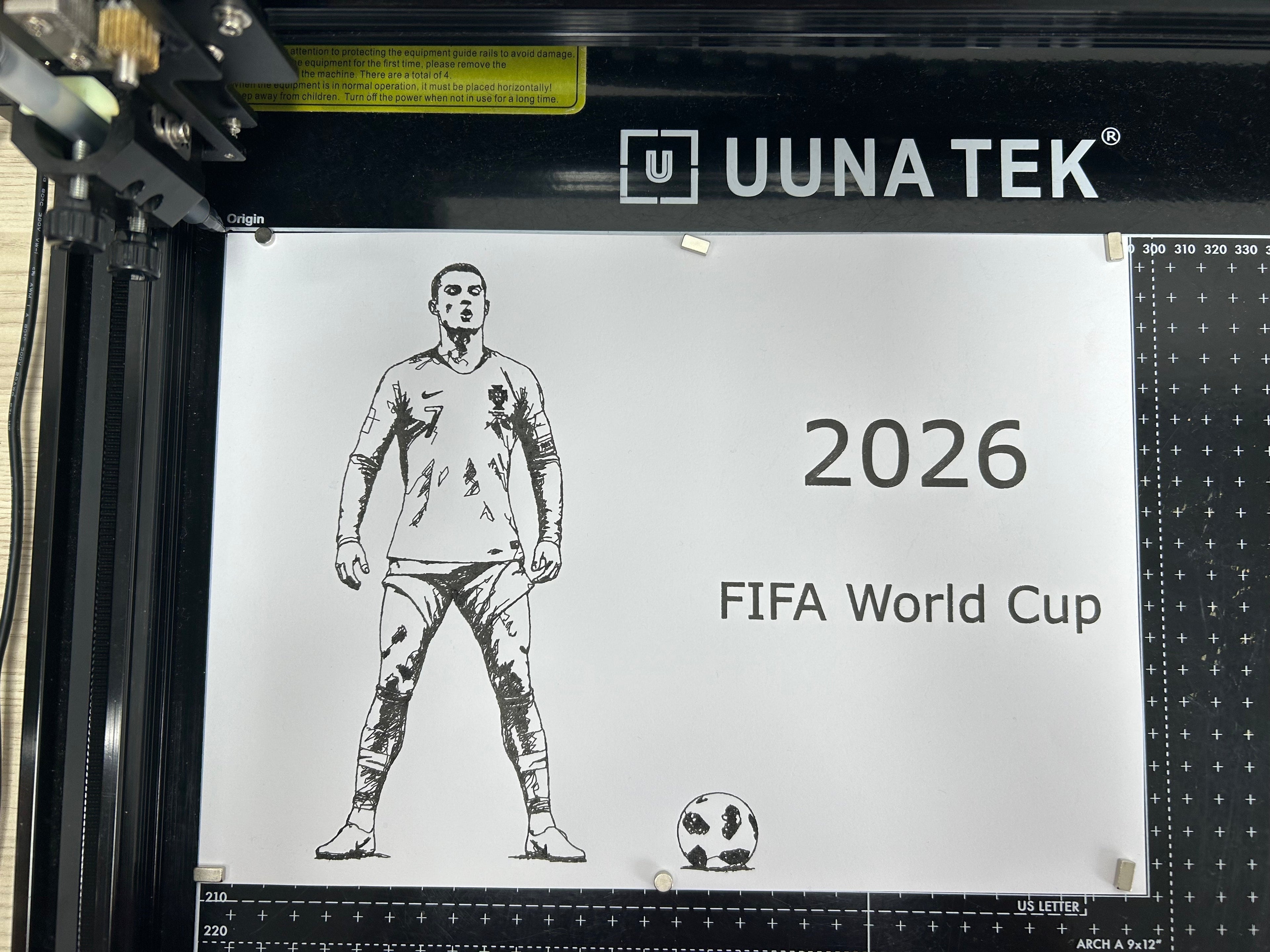 Tactile Tactics: Transforming World Cup Data into Premium Plotter Art