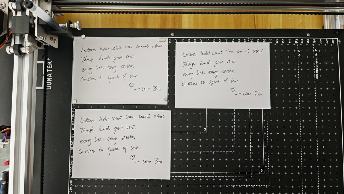 iDraw H SE Pen Plotter: Reproduce Handwritten Letters