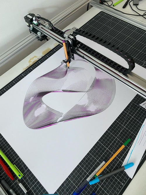 iDraw Serie H Pen Plotter Formato Grande A3/A2/A1/A0 | Robot da Disegno ad Alta Velocità