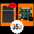 UUNA TEK Artstation 2436 Plotter a penna + Scheda madre Bundle