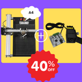 iDraw 2.0 Plotter a penna A4 + Testa laser da 2,5W Bundle