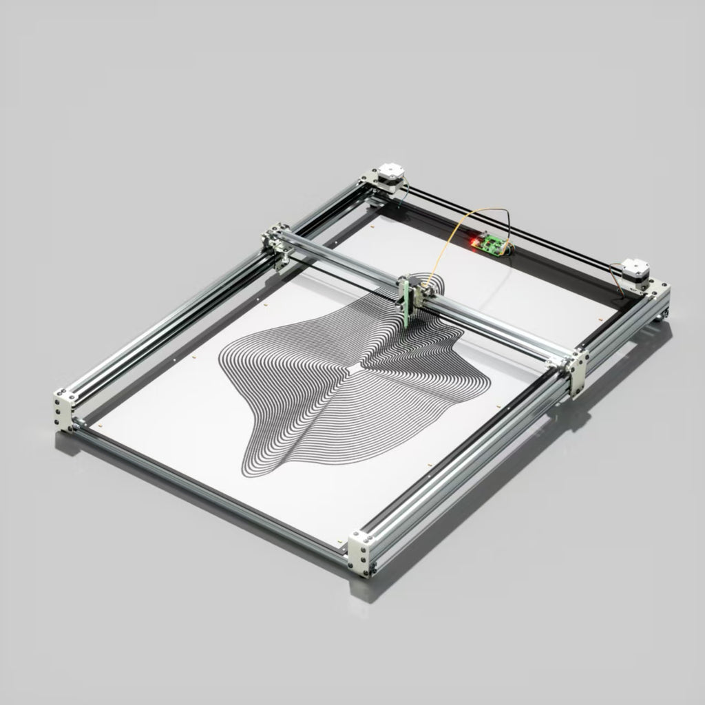 iDraw H SE Pen Plotter Preassemblato A3/A2 Robot da Disegno per Arte Generativa e Lavori Creativi ad Alta Precisione