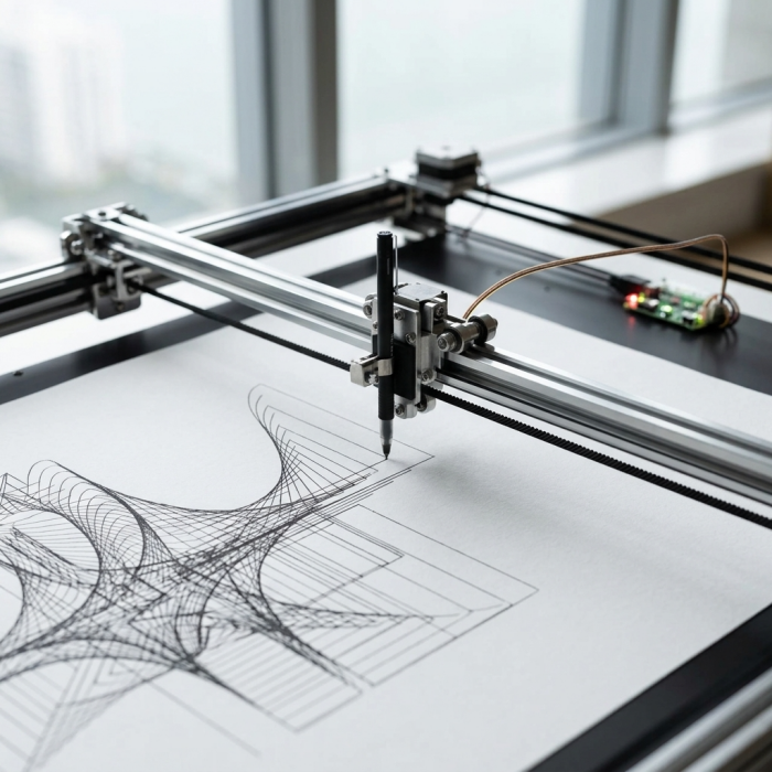 iDraw Serie H Pen Plotter Formato Grande A3/A2/A1/A0 | Robot da Disegno ad Alta Velocità