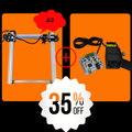 iDraw H Plotter a penna A3 + Testa laser da 2,5W Bundle