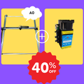 iDraw H Plotter a penna A0 + Testa laser da 15W Bundle
