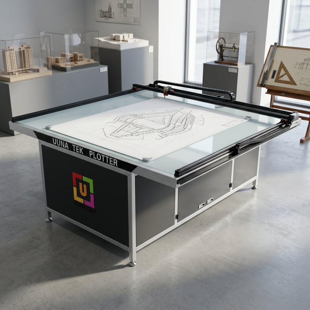 UUNA TEK 3.0 - Pen Plotter All-in-One di Alta Gamma Preassemblato Formati 2X1.25M/2X2M/2X4M Robot da Disegno Macchine da Disegno