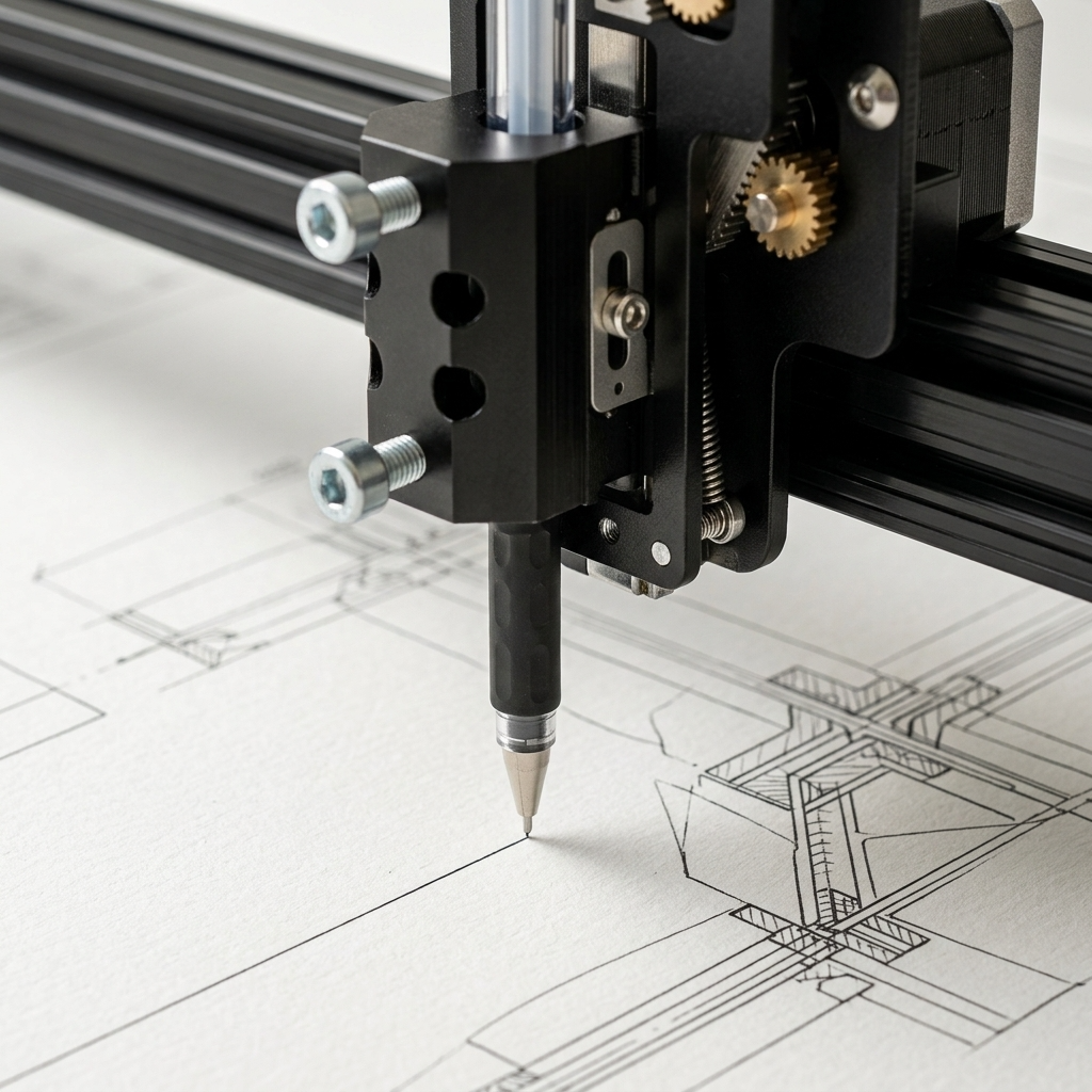 UUNA TEK 3.0 - Pen Plotter All-in-One di Alta Gamma Preassemblato Formati 2X1.25M/2X2M/2X4M Robot da Disegno Macchine da Disegno