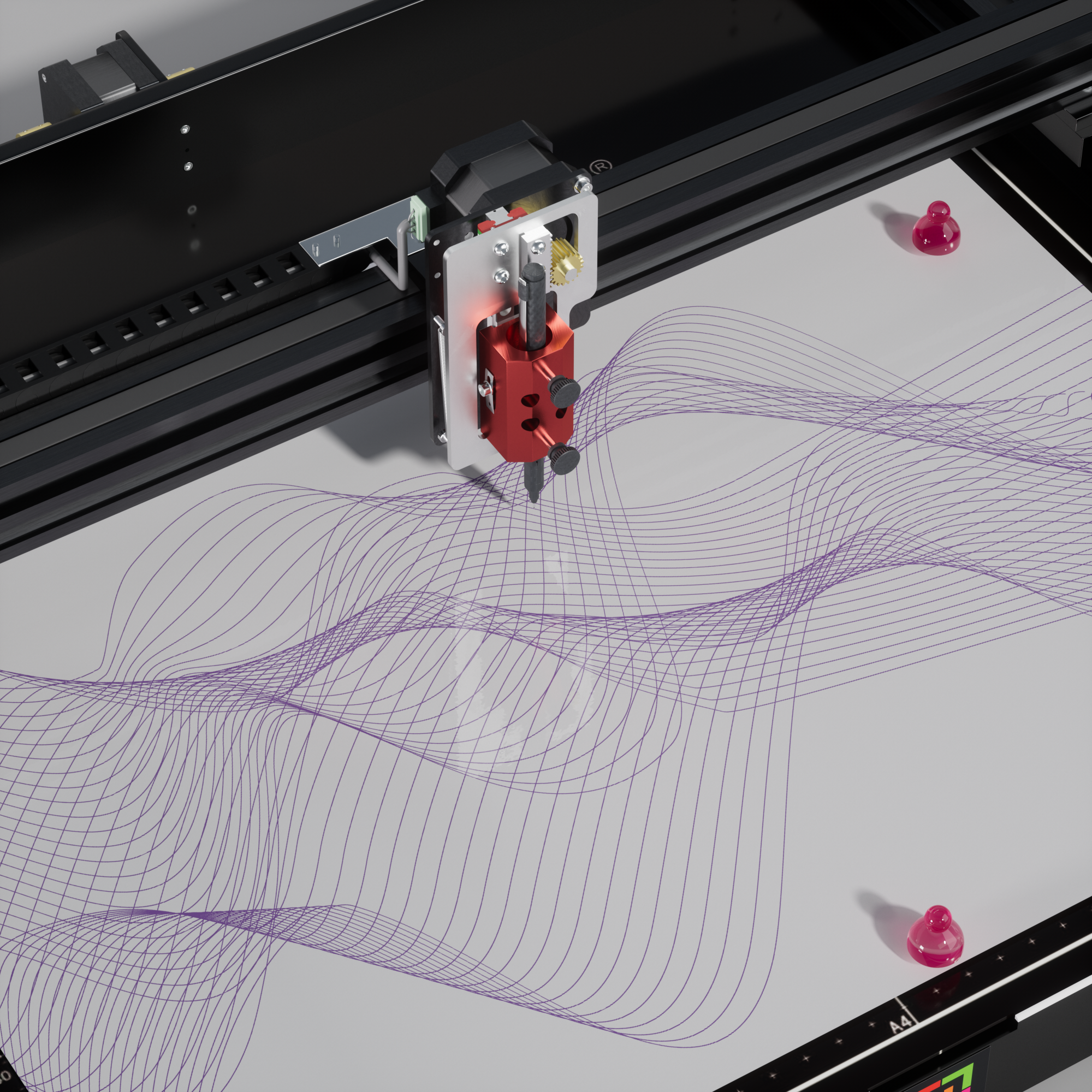 UUNA TEK 3.0 - Pen Plotter All-in-One di Alta Gamma Preassemblato Formati A0/A1/A2/A3 Robot da Disegno Macchine da Disegno